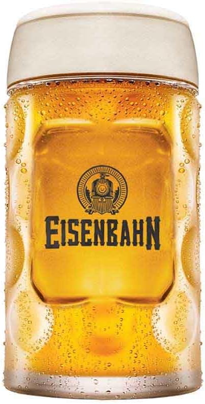 Caneca para Chopp Eisenbahn de Vidro 1 Litro