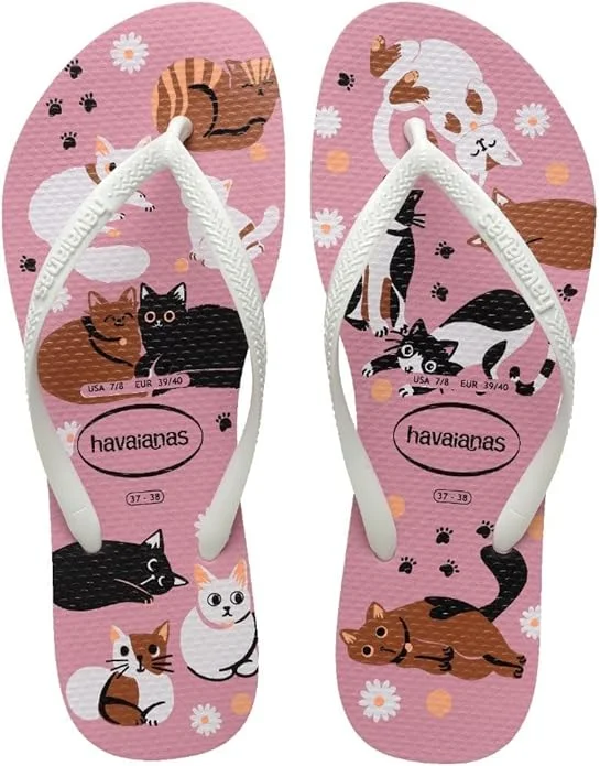 15. Chinelo Havaianas de gato