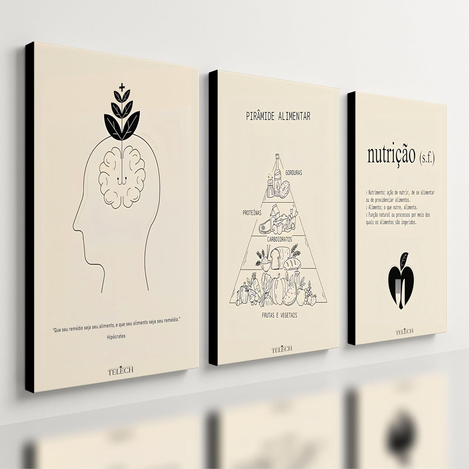 Quadros decorativos para o consultório