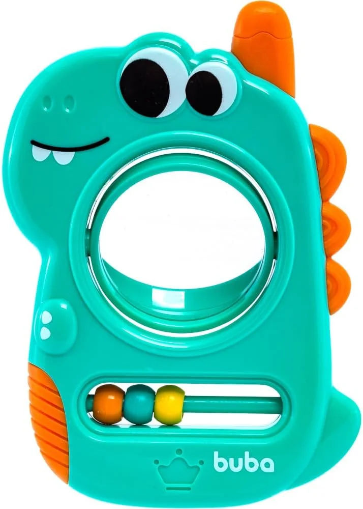 Chocalho Com Espelhinho Dino