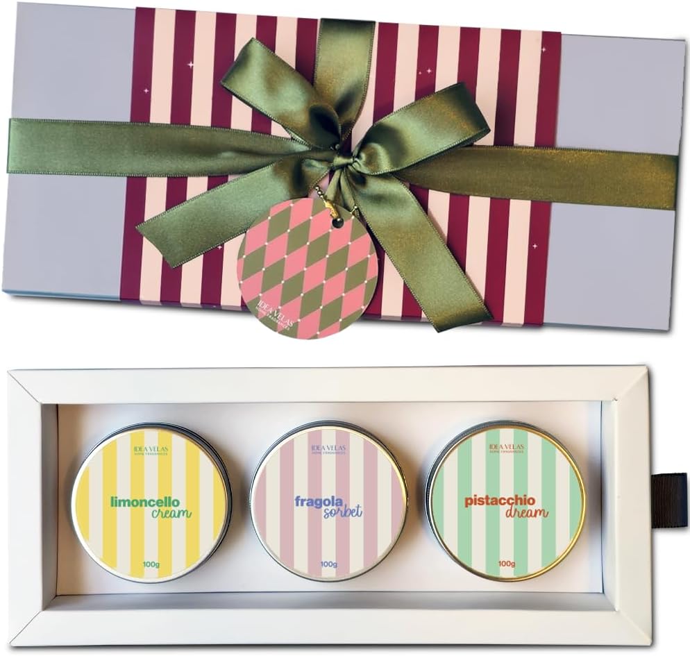 Kit de 3 velas aromáticas