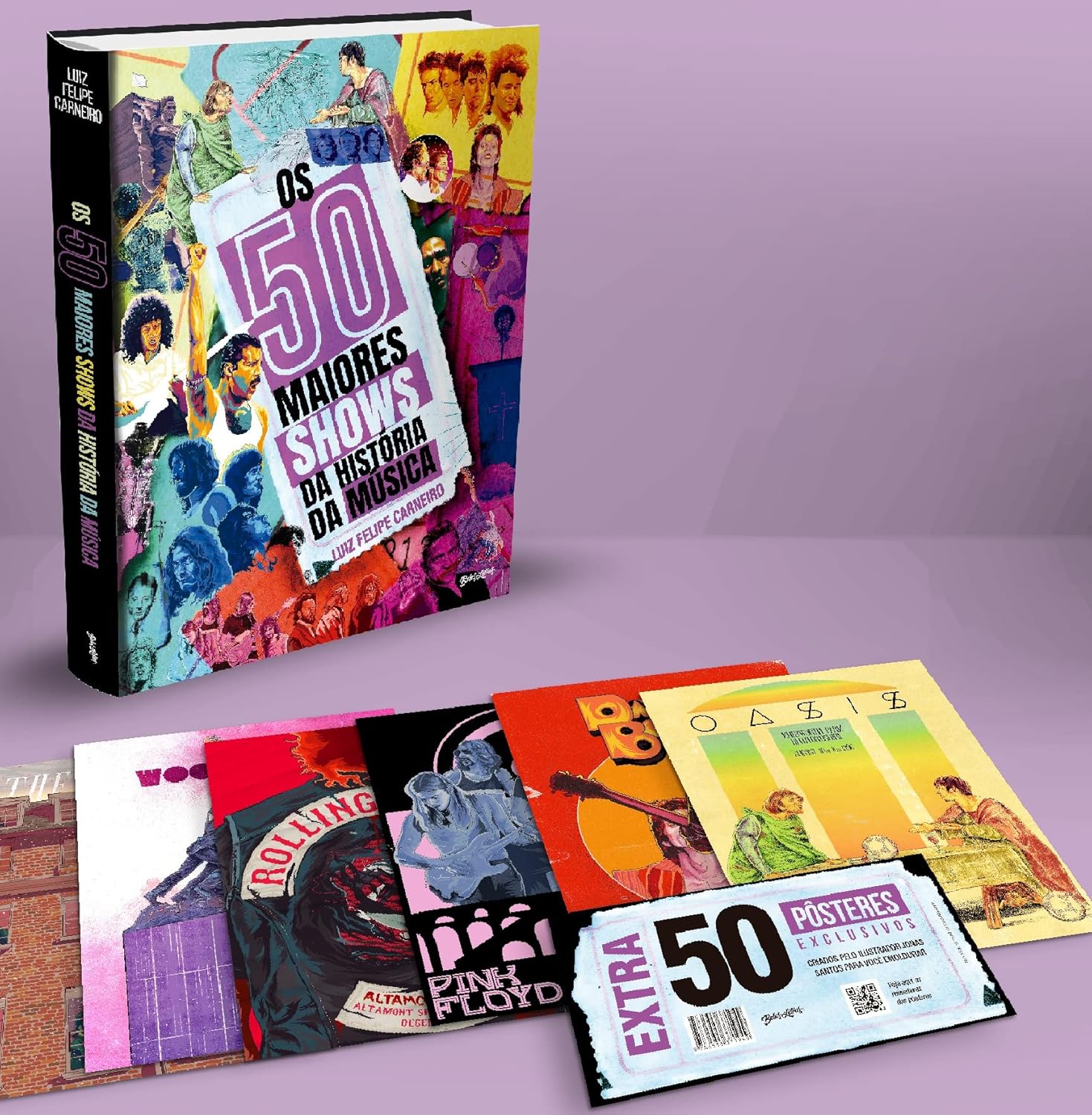 46. Livro: Os 50 maiores shows da história da música, de Luiz Felipe Carneiro