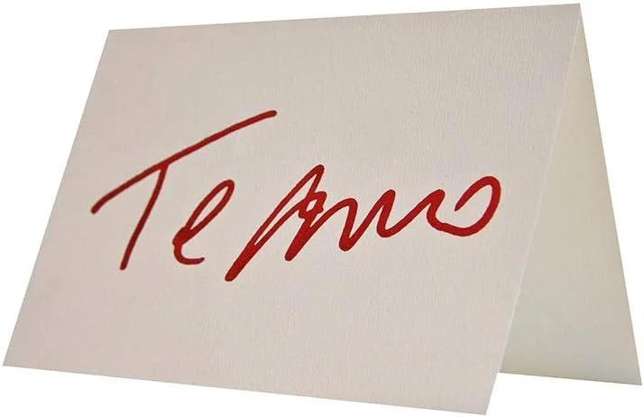 1. Uma carta contando como a pessoa impactou sua vida