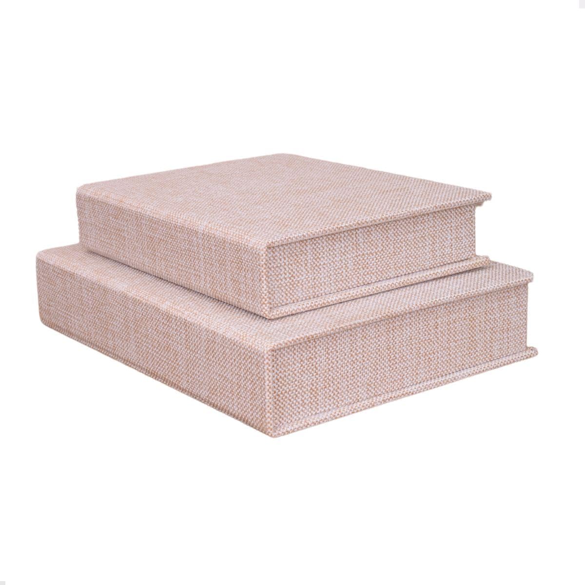 Kit 2 Caixa Livro Falso