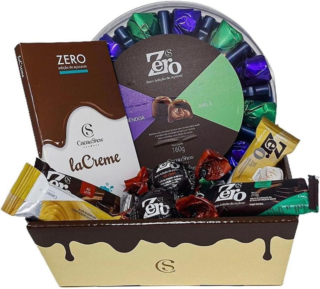 Cesta de chocolate zero