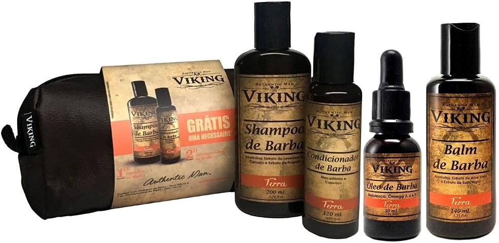 Kit Para Barba Viagem - Viking